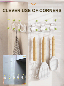 Sticky Hook Scattered Small Objects Nail-free and Drill-free Hooks Waterproof and Moisture-proof