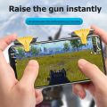 Bluewow F01 đối xứng L1 R1 kích hoạt trò chơi di động cho pubg/bgmi/COD/free Fire - 2 nút bắn bằng ngón tay, cần điều khiển điện thoại vạn năng, không gây ra cảm ứng lag. 