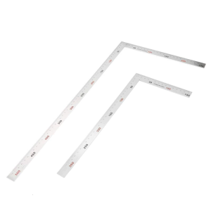 Stainless Measuring Ruler Layout Template Tool L Shape Right Angles Ruler for Carpenter Engineer Framing Square Ruler