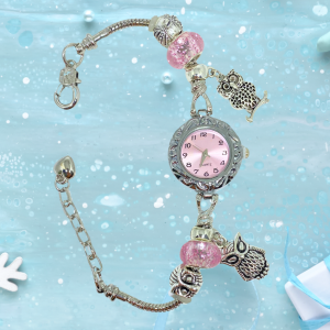 Jam Tangan Wanita/Cewek Dewasa Rantai Gelang Titanium Fashion Import Murah Mewah Free Box Terbaru