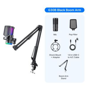 CastMic G30 USB Gaming Microphone RGB ENC Noise Cancellation Mic for Streaming PC Phone Original