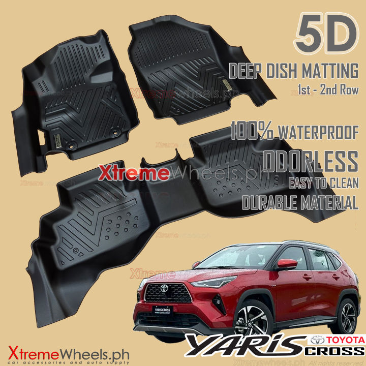 Toyota Yaris Cross G V 2022 to 2025 5D Extended Deep Dish Matting ...