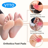 VTTO 1Pair Silicone Foot Pain Relief Pads Forefoot Pad