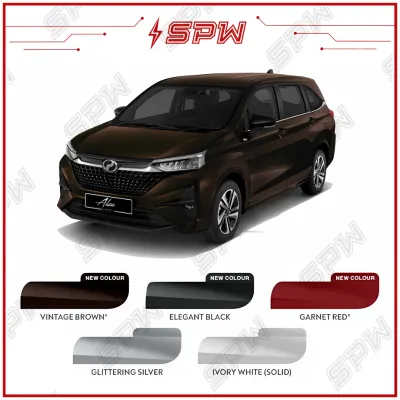 Perodua Alza / Toyota Veloz (2022-2026) Gear Up Spoiler OEM Rear Trunk Lip Tail Lips GT Wing ABS With Paint Facelift New Alza 2022 2023 2024 2025 2026