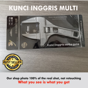 Kunci inggris/Universal Adjustable Wrench Spanner/Besar Serbaguna Murah Universal Ajaib Kunci Pipa