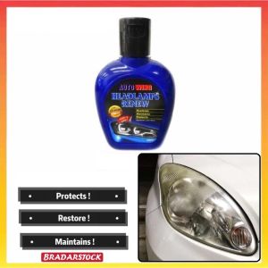 Auto Wing Headlamp Renew - 125ml, Polish and Coating for Renewing and Restoring Car Headlamps - Kilat Cuci Lampu Besar, Easy to Use