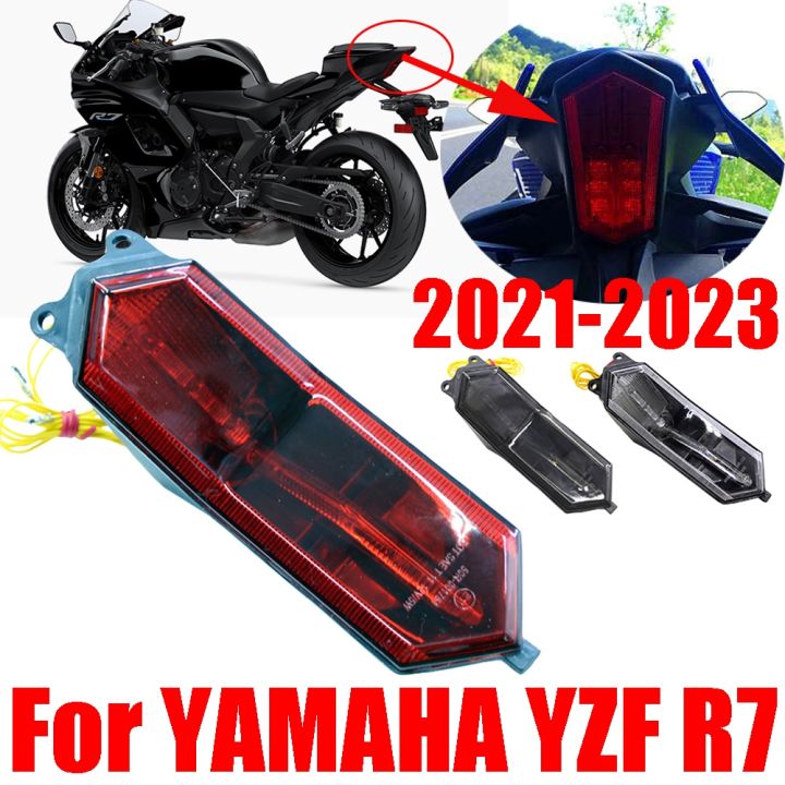 For YAMAHA YZF R7 2021 2022 2023 Accessories LED Integrated Taillight