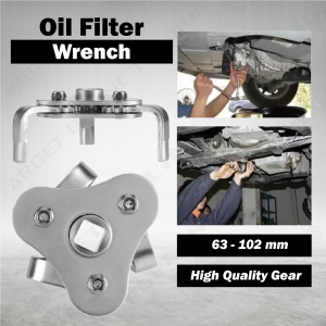 Adjustable Oil Filter Wrench Tool with 3 Jaw Remover Tool Durable Handy Oil Filter Removal Tool Cars Trucks Spanar