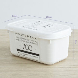 Refrigerator Storage Box With Handle Heatable Food Sealed Container Food Storage Organizer