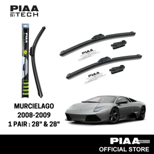 PIAA Si-Tech Silicone Wiper For Murcielago 2008 ~ 2009 (28" & 28")