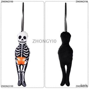 [COD] ZHONGYI0 จี้แขวนฮาโลวีนฟักทองสีดำแมวผีหัวกะโหลกสยองขวัญเครื่องประดับตกแต่งบ้านงานปาร์ตี้ฮาโลวีนนอกบ้าน