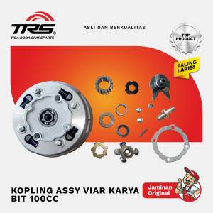 TRS Kopling Komplit / Assy Viar Karya Bit 100cc Pnp Tossa Pico Nozomi Srikandi Dll Original TRS
