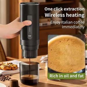 OOG Self-Heating Portable Espresso Machine 2-in-1 20 Bar Travel Coffee Maker Convenient 7500mAh Electric Coffee Maker Home