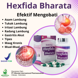 Obat Asam Lambung Ampuh - Obat Maag Akut Kronis Gastritis Gerd Anxiety Hexfida Bharata - Obat Maag