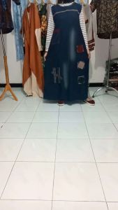 Gamis Jeans Abey Overall