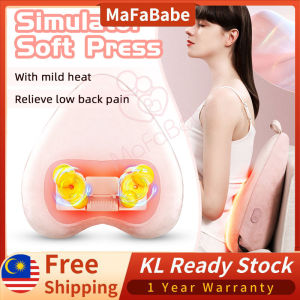 【🎁Free Gift】Massage Pillow Cushion Cervical Spine Waist Full Body Massager Multifunctional Roller Car & Home & Office Use Roller Electronics Kereta Massger Memory Foam
