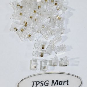 Đầu RJ9 4 Pin 4P4C (Chuẩn đầu Rj9 4 tim Rj9 4Pin Rj9 4 line Rj9 4 Pin 4P4C)