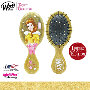 WET BRUSH Mini Disney Princess Mini Detangler Glitter Ball Limited Edition | Sisir rambut | Hair Brush