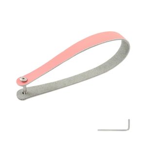 SPUNO Cowhide Front Shelf Handle Pig Nose Quick Release Bike Frame Stem Pull Ring Stem Strip Cover Soft Folding Bike Head Bag Pull Belt Folding Bike
