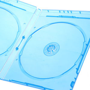 Canhtq 1Pc Plastic Single Double 3 4 Piece Discs CD Game Case Cover Thickened CD DVD Disc Protective Storage Box Organizer