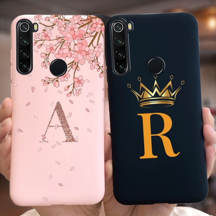 For Xiaomi Redmi Note Case Cute Crown Letters Cover Soft