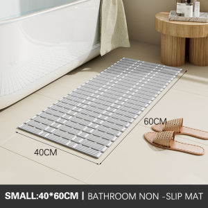 TPE Bathroom Mat Non Slip Toilet Floor Mat Anti Slip Mat With Sucker