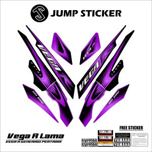 Stiker striping vega r lama grafis variasi 001