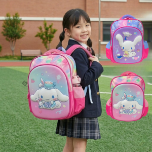 Tas Ransel Anak Perempuan Sekolah TK Karakter Timbul 3D 14inch