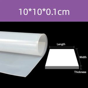 MODERNLUX 1010cm Silicone Sheet High Temperature Resistance Translucent Silica Gel Plate Anti-Slip Silicone Gasket