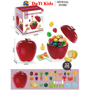 Đồ chơi cắt hoa quả bóc tách vỏ trái cây rau củ loại to y như thật cho bé rèn luyện kỹ năng cắt
