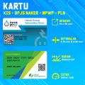 Cetak Kartu / Card KIS/BPJS, BPJS Ketenagakerjaan, NPWP, PLN 2 Sisi Bahan PVC. 