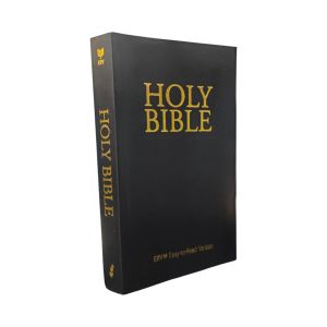 ERV (Easy to Read Version) Holy Bible Black - Flexcover paperbound