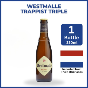 Westmalle Tripel – Trappist Beer from Belgium 330ml Bottle