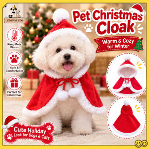 Pet Christmas Dress Up Warm Clothes Winter Clothes Little Red Riding Hood Cloak Pet Pet Clothing
