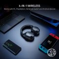 Razer Barracuda X (2022) Wired/Wireless Bluetooth+2.4GHz Over-Ear Gaming Headset with Microphone. 