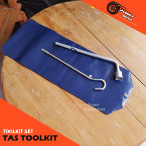 Set Kunci Roda 19 mm Pemutar Dongkrak & Cover Tas Dongkrak Mobil