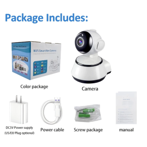 V380 PRO cctv camera connect cellphone 360 wifi 1080P ip security cameras Smart Night Vision cctv with audio and speaker  Remote Monitor