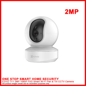 EZVIZ TY1 2MP 1080P FHD Smart Wi-Fi Pan & Tilt CCTV Camera CS-TY1-B0-1G2WF