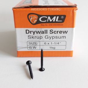 [1000 GRAM] Sekrup Gypsum Camel 1" 125" 15" 2" Baut Skrup Gipsum 1 Kg 1 Kotak 6x1 6x11/4 6x11/2 6x2