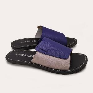 Sandal Slop Papirut Kulit Sintetis Wanita Sol Karet Non Slip Anti Licin Avenlee Anais