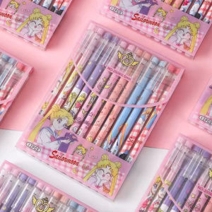 Murah Banget - Pena Karakter Bisa Dihapus / Pulpen Erasable / Pulpen Bisa Dihapus 12 PCS / Pena Hitam 12 PCS / Erasable Gel Pen