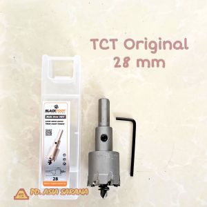 [28mm] Hole Saw TCT Besi 28 mm BLACKFOOT Mata Bor Lubang Holesaw ORI PT.3.8.28TCT
