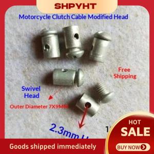 SHPYHT 10 cái E-Scooter xe đạp Kart ATV phụ kiện xe máy Ga Cáp Stopper kẹp phổ Choke dây điều chỉnh kim loại khóa