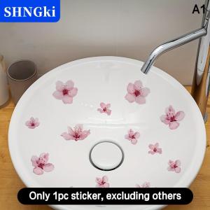[COD] 🔥🔥🔥SHNGki Miếng dán bồn rửa phòng tắm hình hoa miếng dán trang trí nhà vệ sinh phòng Tắm Chống Nước tự dính có thể tháo rời miếng dán bồn tắm trang trí nhà cửa