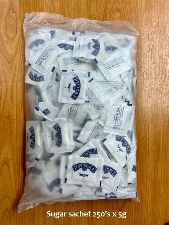(200 250 gula paket hotel) White/ Brown Sugar Sticks 5g/ Creamer