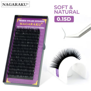 Nagaraku Eyelash Extension Premium Tanam Bulu Mata Palsu Single Size Lentik Natural Halus NGD