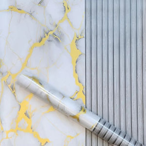 SUPERMAX Grille Flowing Light 2in1 Wallpaper PVC Self-adhesive Waterproof Wallpaper Home Decor Wall