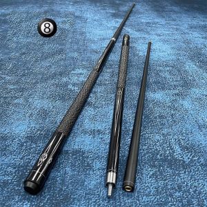 11.5mm Carbon Fiber Center Joint Billiard Cue Stick American Black 1/2 Maple Split Billiards Cue