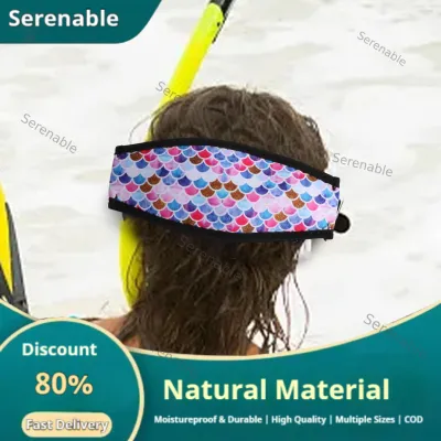 Neoprene Mask Strap Cover Hair Protector Wrap Accessories Lightweight Neoprene Cover for Swimming Snorkeling Water Sports