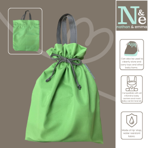 Nathan & Emma Kipsy Baby Carrier Bag | Rip-Stop Fabric | Compatible w/ most baby carriers